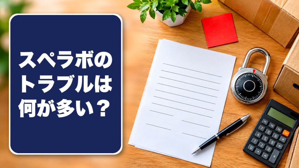 スペラボのトラブルは何が多い？